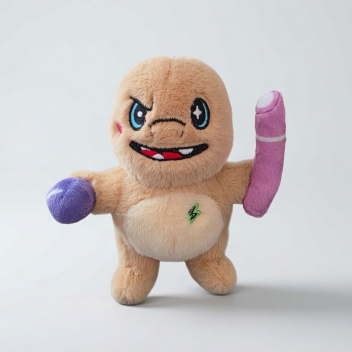 Milk T-Rex 10cm plush keychain